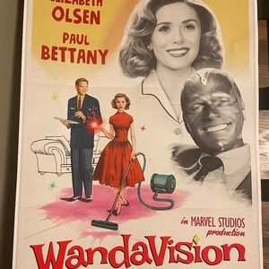🧙‍♀️🤖Marvel WandaVision Retro poster